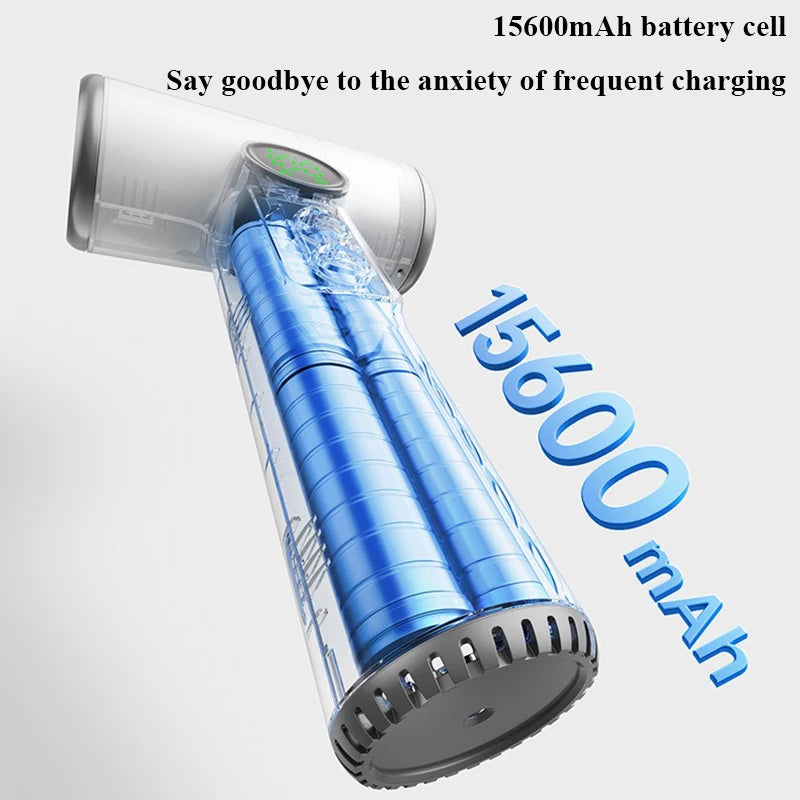 USB rechargeable wireless hair dryer with hot air cordless portable suitable for dormitories for students with strong wind power