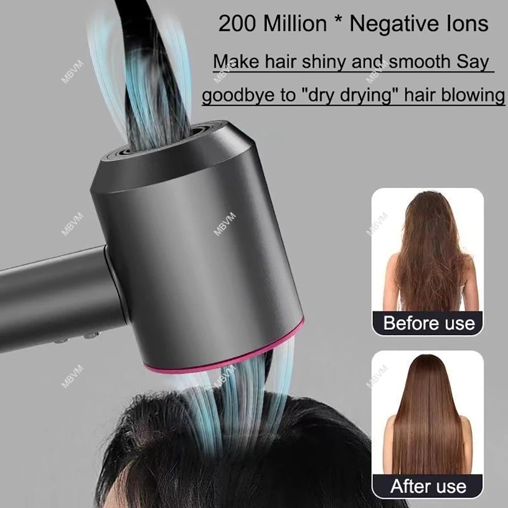 Professinal Negative Ion For Dyson Hair Dryer Hairdryer Leafless Constant Temperature High Speed Quick Dry Home Powerful Electri